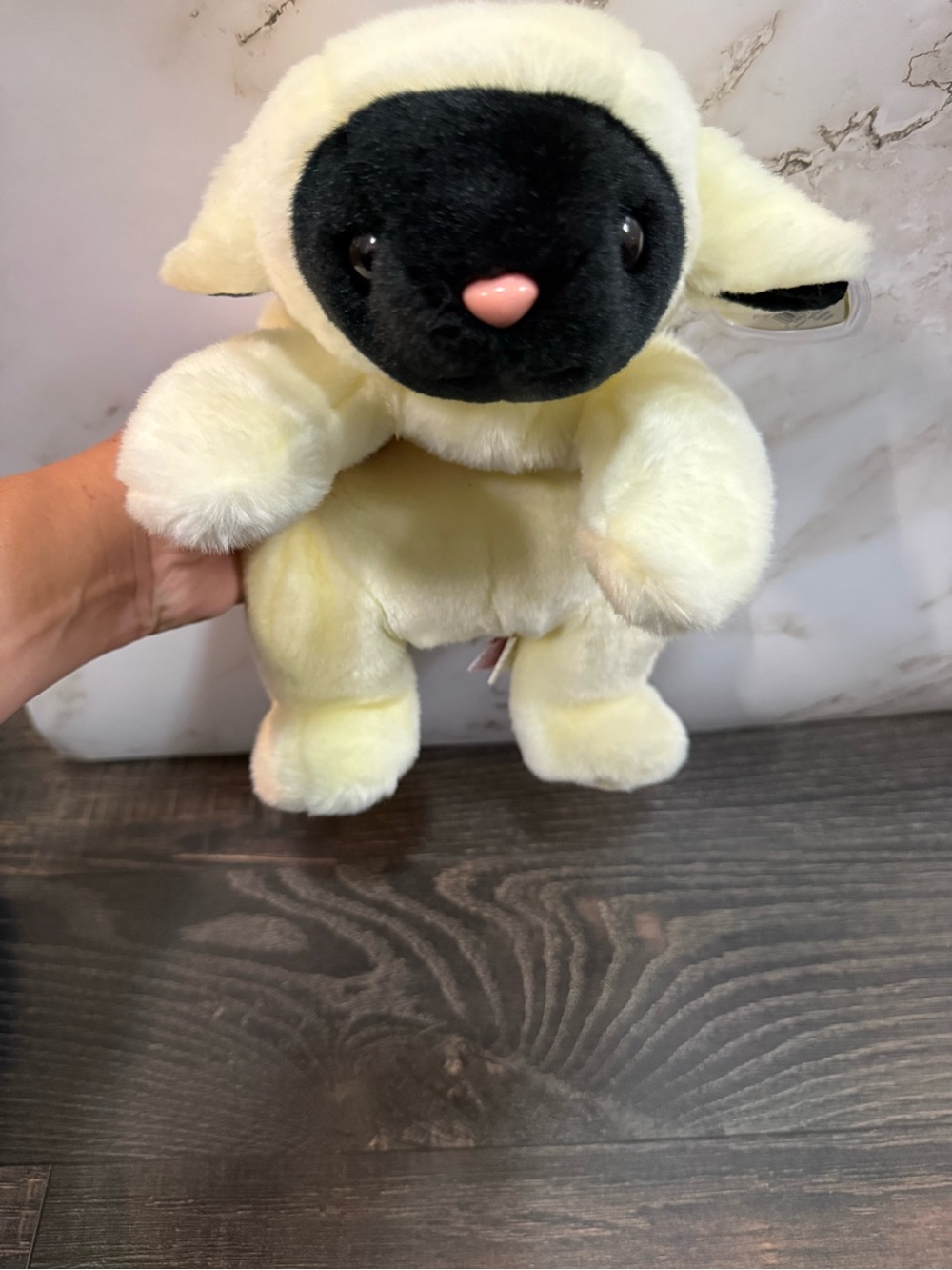 VTG 1999 Ty Beanie Buddies CHOPS the Lamb Black Face Sheep Plush 13"